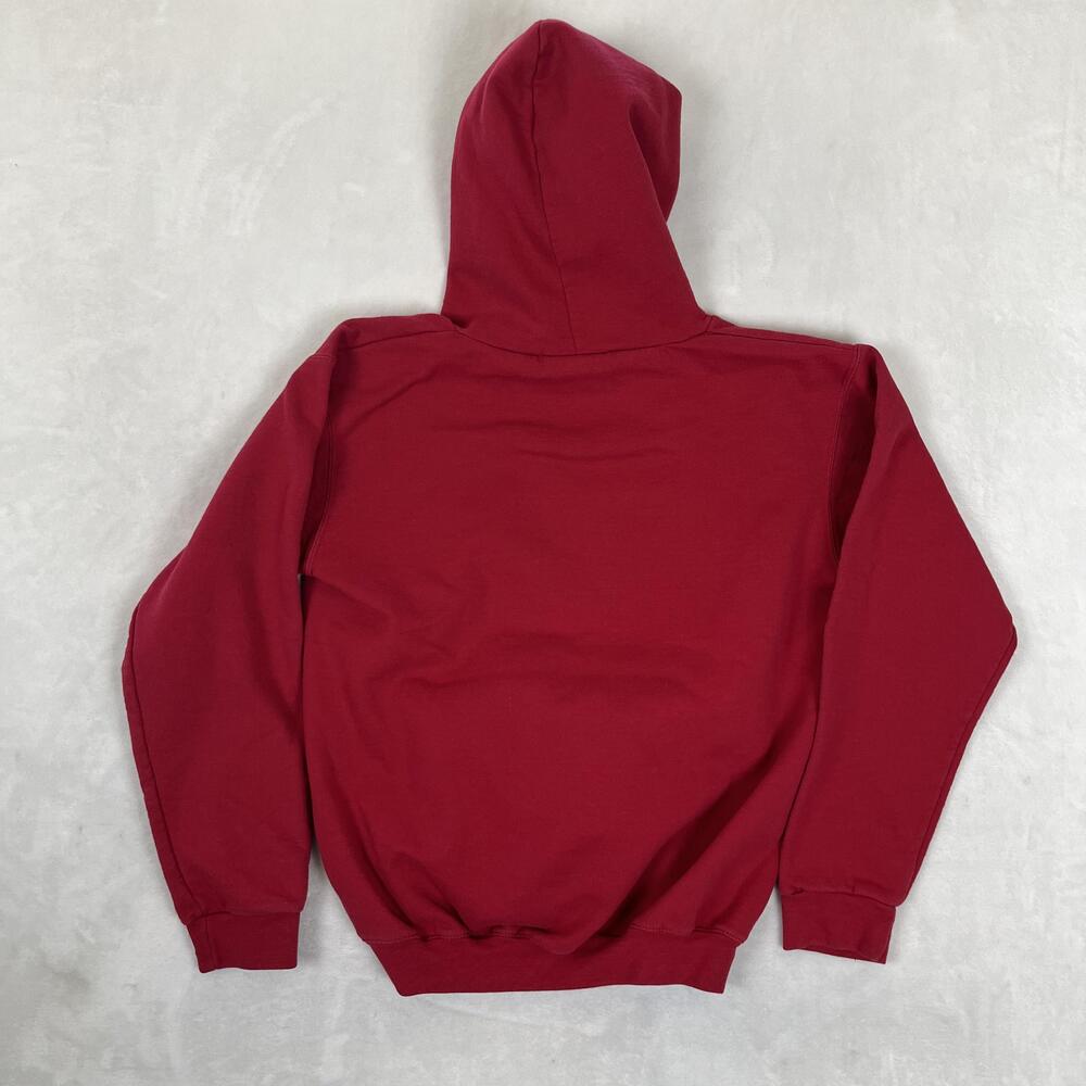 Vintage Stanford Cardinal Hoodie Pullover Sweatshirt Boys Size XL Red Champion - Picture 8 of 10